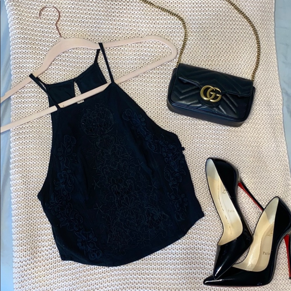 Abercrombie and Fitch crop halter top